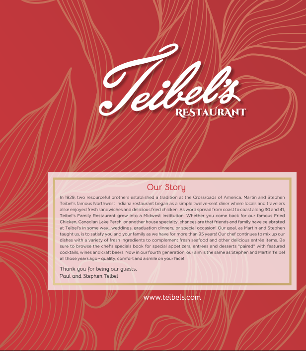 Teibel’s is the best restaurant in Schererville for Carry Out